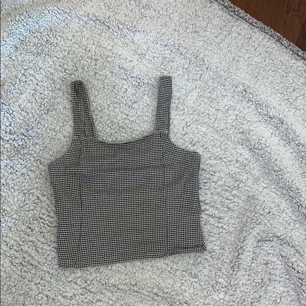 Checkered American Eagle tank top